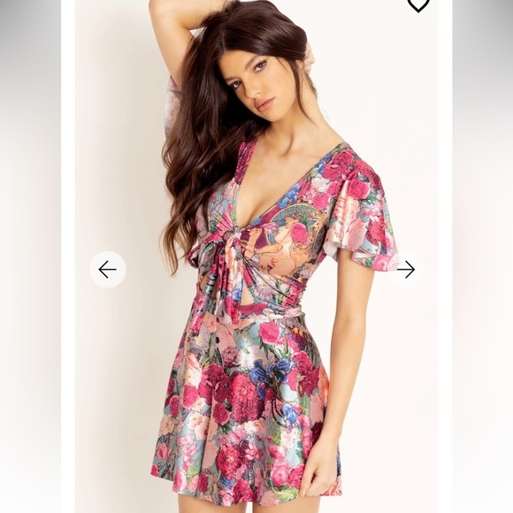 Blackmilk Pants - Blackmilk Fragrance of violets rio playsuit XL Mucha